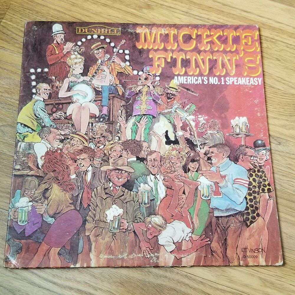 Mickie Finn's America's No. 1 Speakeasy 1966 Vinyl LP Record (DS 50009)